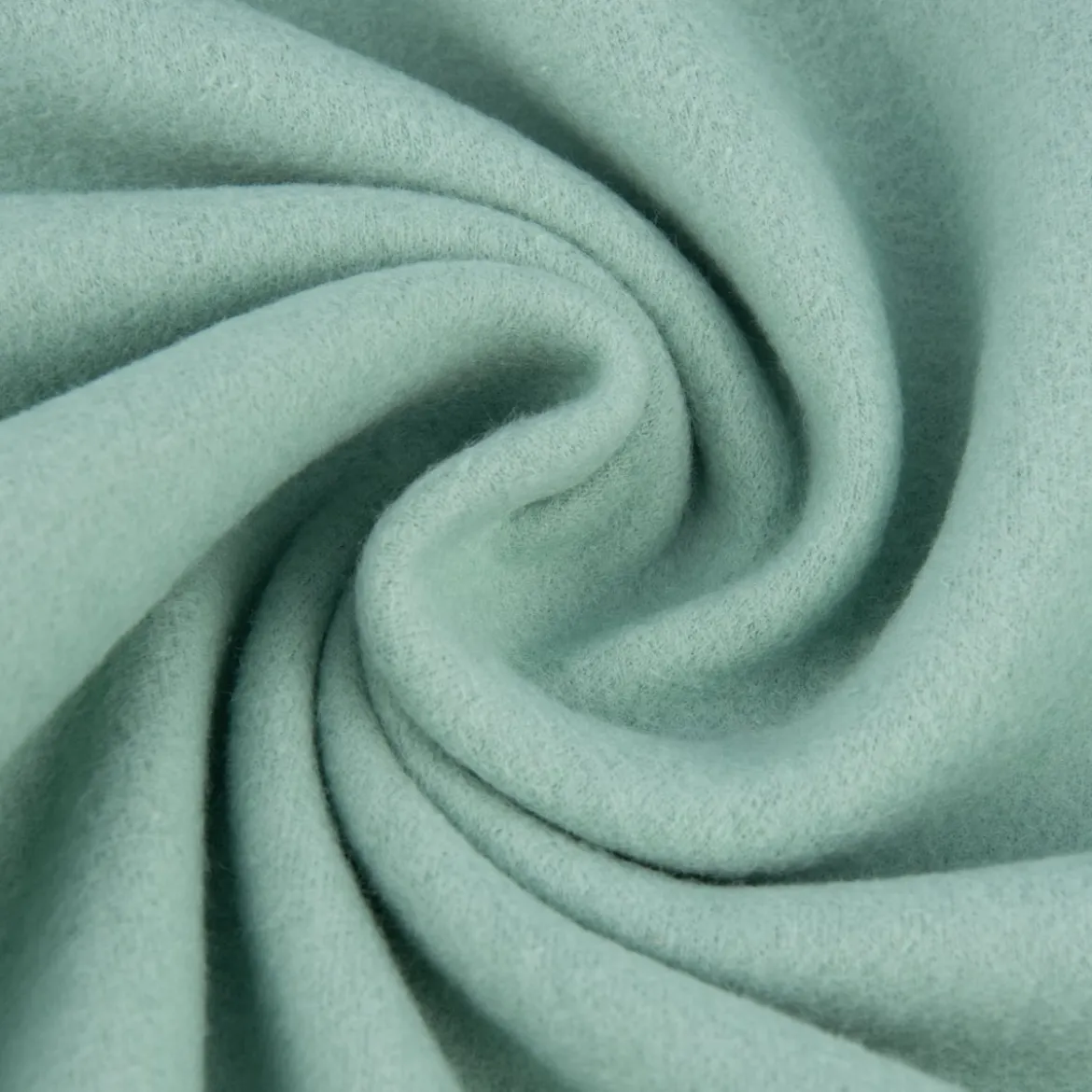 Baumwollfleece Fleece aus Baumwolle einfarbig mint 1,45m
