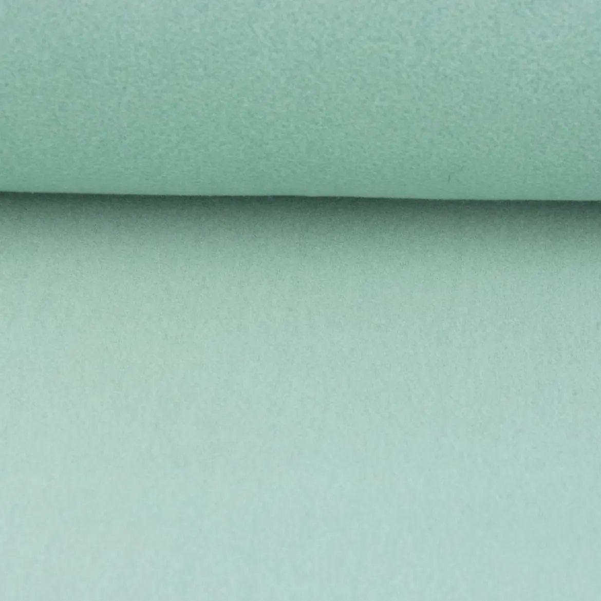 Baumwollfleece Fleece aus Baumwolle einfarbig mint 1,45m