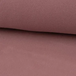 Baumwollfleece Fleecestoff aus Baumwolle gebürstet einfarbig mauve 1,5m