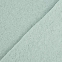 Baumwollfleece Fleecestoff aus Baumwolle gebürstet einfarbig eisblau 1,5m