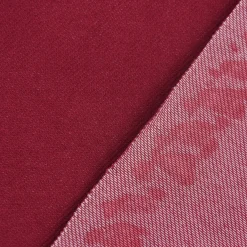 Baumwoll-Jeansstoff mit Elasthan Stretchjeans-Stoff weich einfarbig weinrot 1,5m Breite