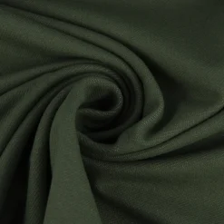 Baumwoll-Jeansstoff mit Elasthan Stretchjeans-Stoff weich einfarbig dunkelgrün 1,5m Breite