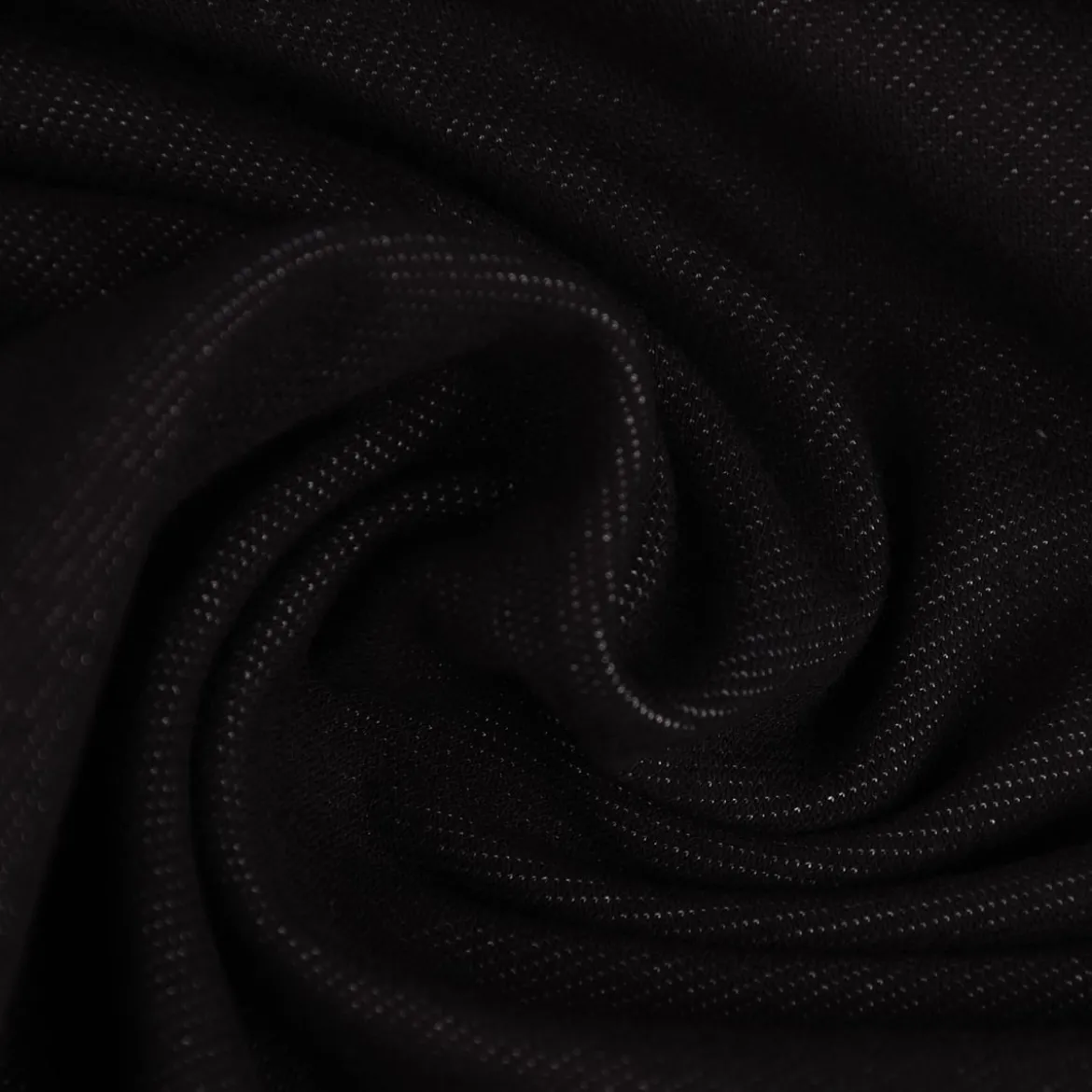 Baumwoll-Jeansstoff mit Elasthan Stretchjeans-Stoff weich einfarbig schwarz 1,5m Breite