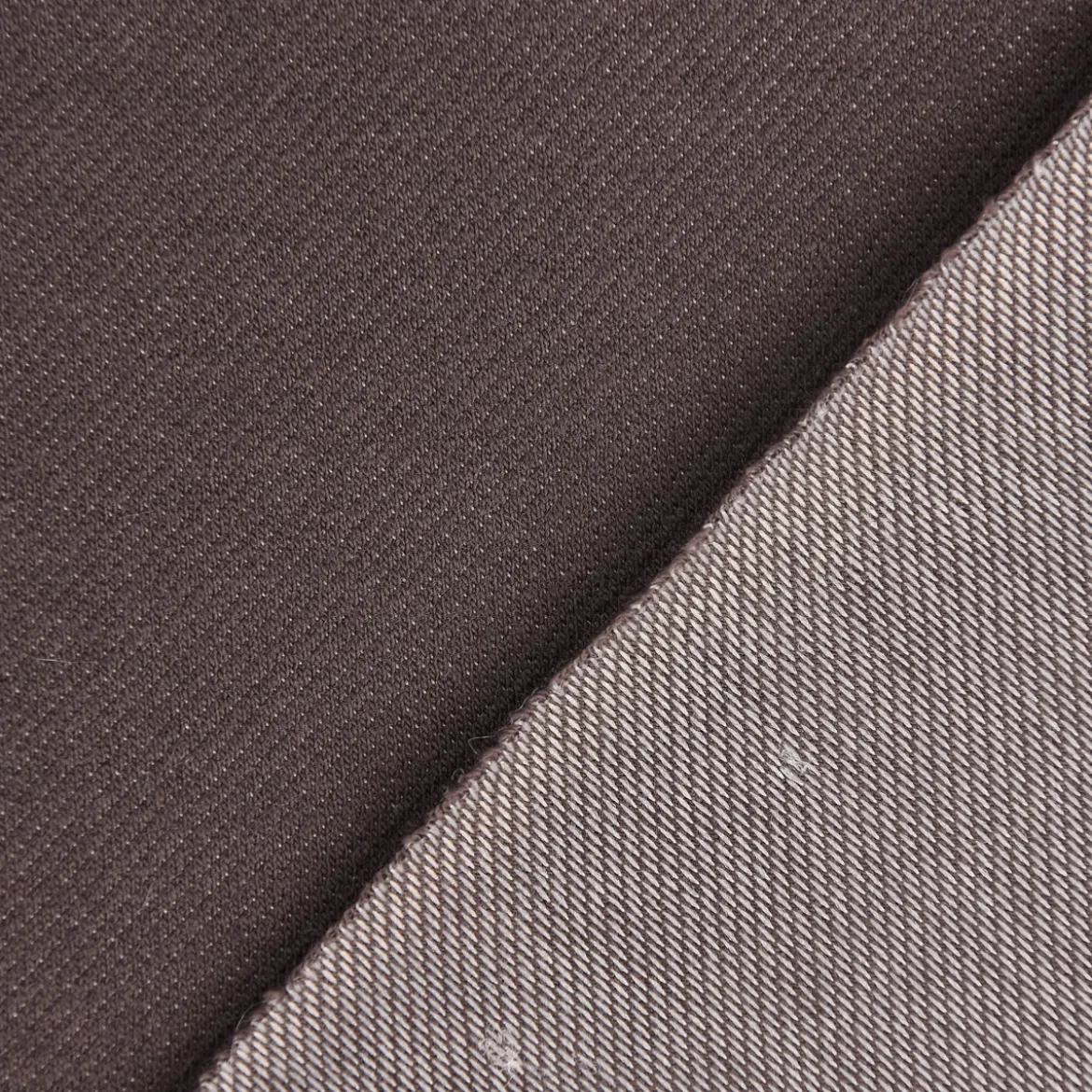 Baumwoll-Jeansstoff mit Elasthan Stretchjeans-Stoff weich einfarbig grau 1,5m Breite