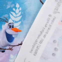 Baumwolljersey Digitaldruck Frozen Die Eiskönigin Olaf Schneemann blau weiß 1,5m Breite
