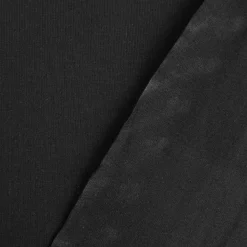 Baumwolljersey Jersey einfarbig schwarz 1,6m Breite