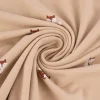 Baumwolljersey Jersey Füchse beige weiß rotbraun 1,50m Breite