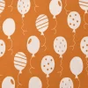 Baumwolljersey Jersey Luftballons ocker weiß 1,5m Breite