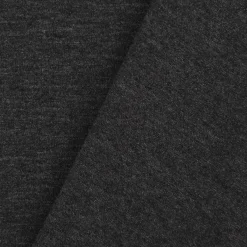 Baumwolljersey Jersey Melange dunkelgrau meliert 1,5m Breite