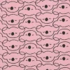 Baumwolljersey Jersey MIKOA Koala Kopf rosa dunkelgrau 1,5m Breite