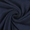 Baumwolljersey Jersey Recycling einfarbig jeansblau meliert 1,5m Breite