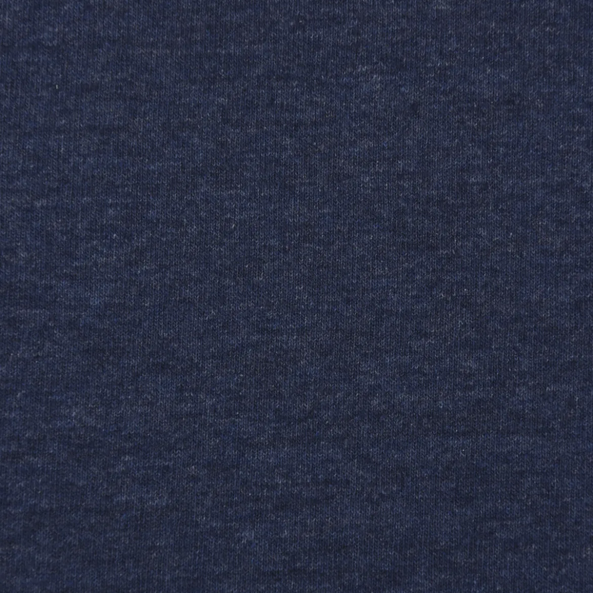 Baumwolljersey Jersey Recycling einfarbig jeansblau meliert 1,5m Breite