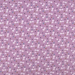 Baumwolljersey Jerseystoff Bulhup Allover Violet lila 1,45m Breite
