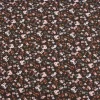 Baumwolljersey Jerseystoff Elona Streu-Blümchen braun rosa 1,45m Breite
