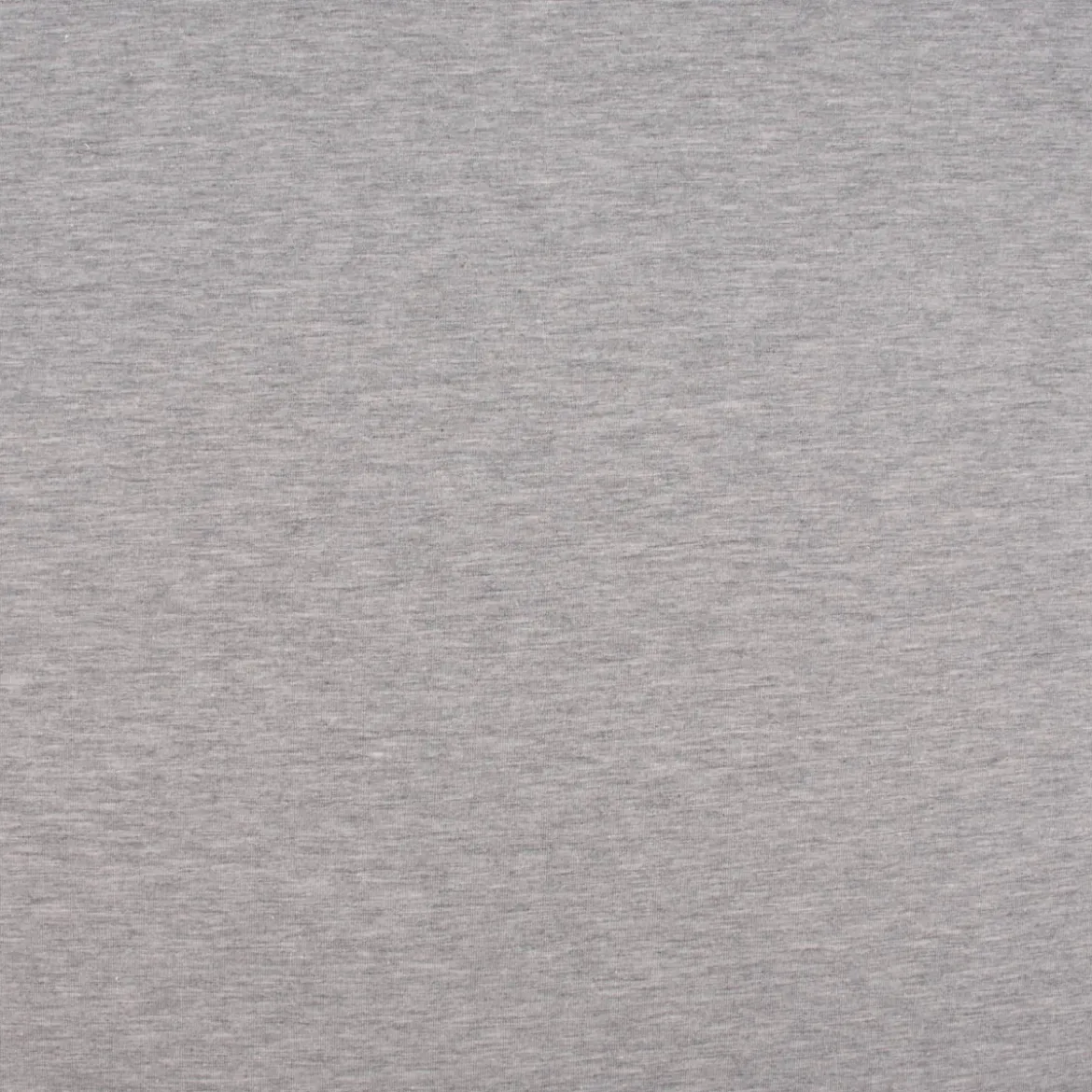 Baumwolljersey Melange Jersey einfarbig hellgrau meliert 1,45m Breite