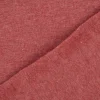 Baumwolljersey Melange Jersey einfarbig rot meliert 1,45m Breite