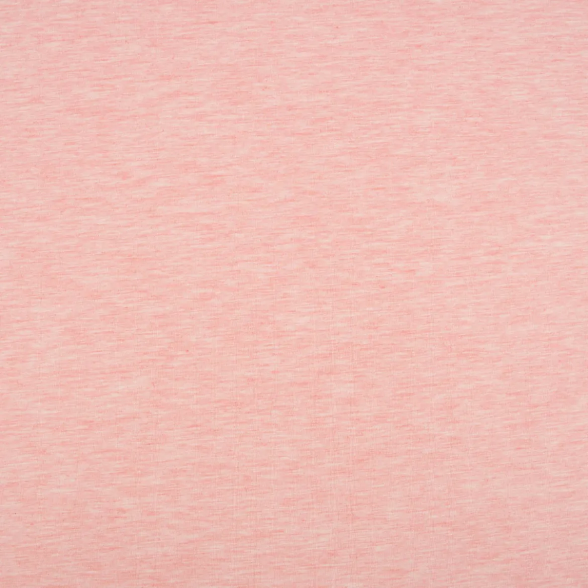 Baumwolljersey Melange Jersey einfarbig rosa meliert 1,45m Breite