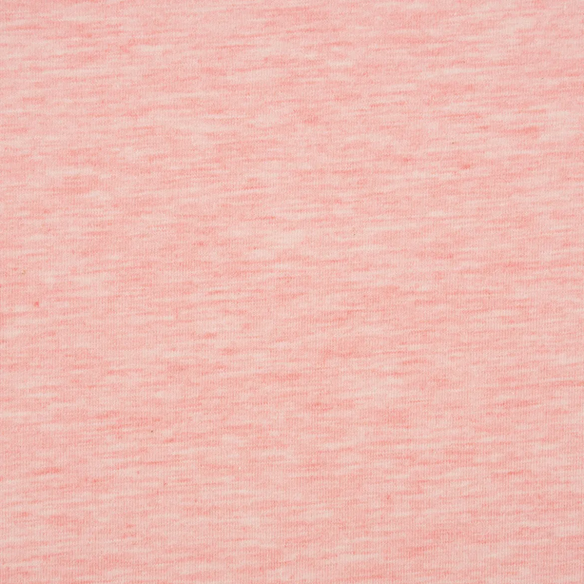 Baumwolljersey Melange Jersey einfarbig rosa meliert 1,45m Breite