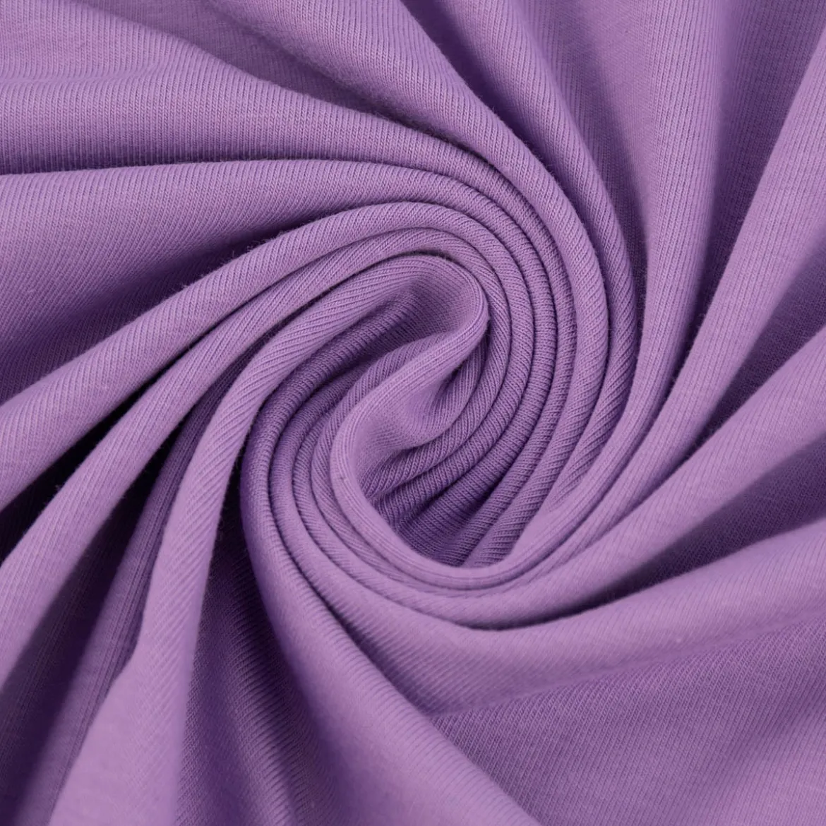 Baumwolljersey Melange Jersey einfarbig violett meliert 1,45m Breite