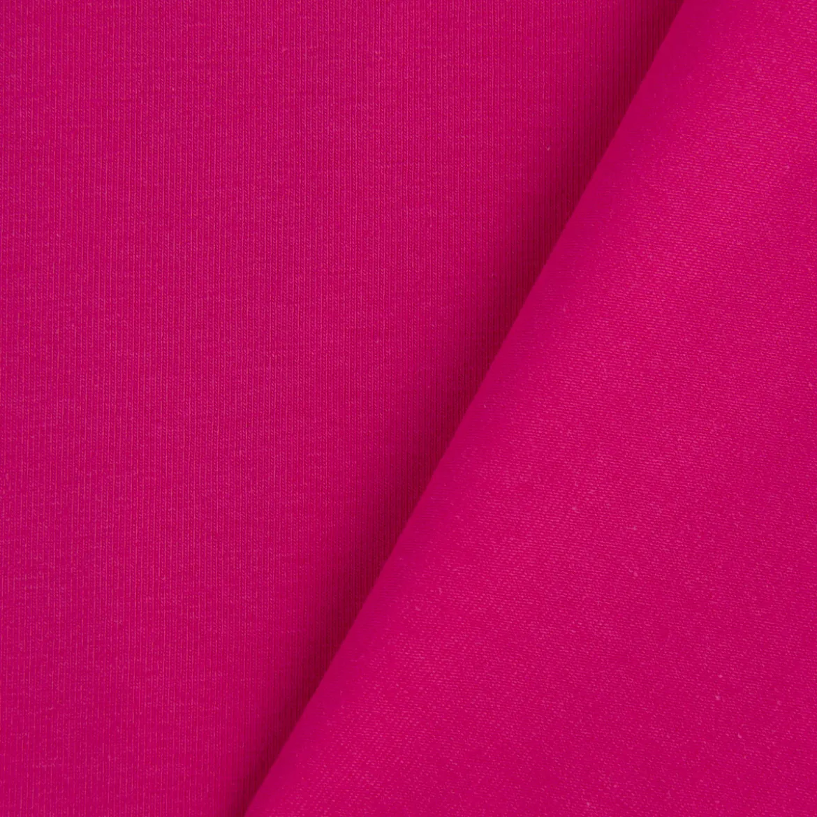 Baumwolljersey Organic Bio Jersey einfarbig pink 1,5m Breite