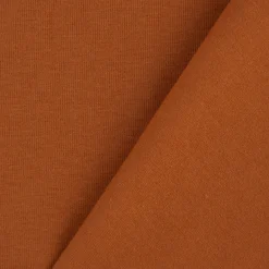 Baumwolljersey Organic Bio Jersey einfarbig amber bernstein 1,5m Breite
