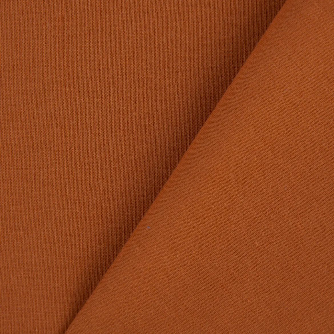 Baumwolljersey Organic Bio Jersey einfarbig amber bernstein 1,5m Breite