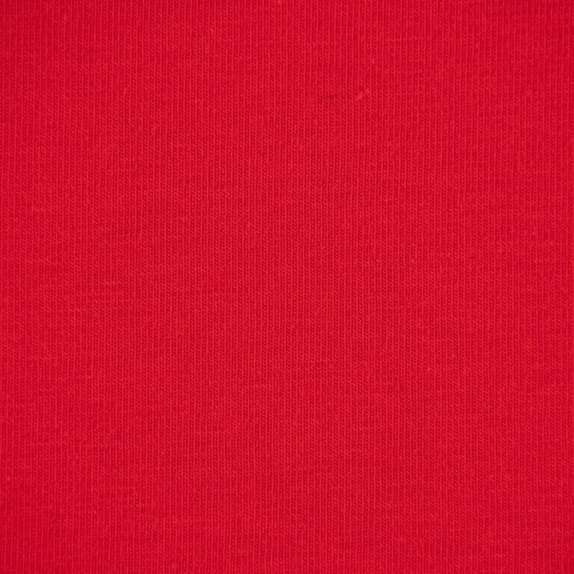 Baumwolljersey Organic Bio Jersey einfarbig rot 1,5m Breite