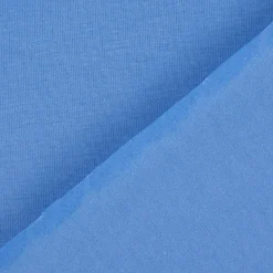 Baumwolljersey Organic Bio Jersey einfarbig blau 1,5m Breite