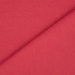 Baumwolljersey Organic Bio Jersey einfarbig pink koralle 1,5m Breite
