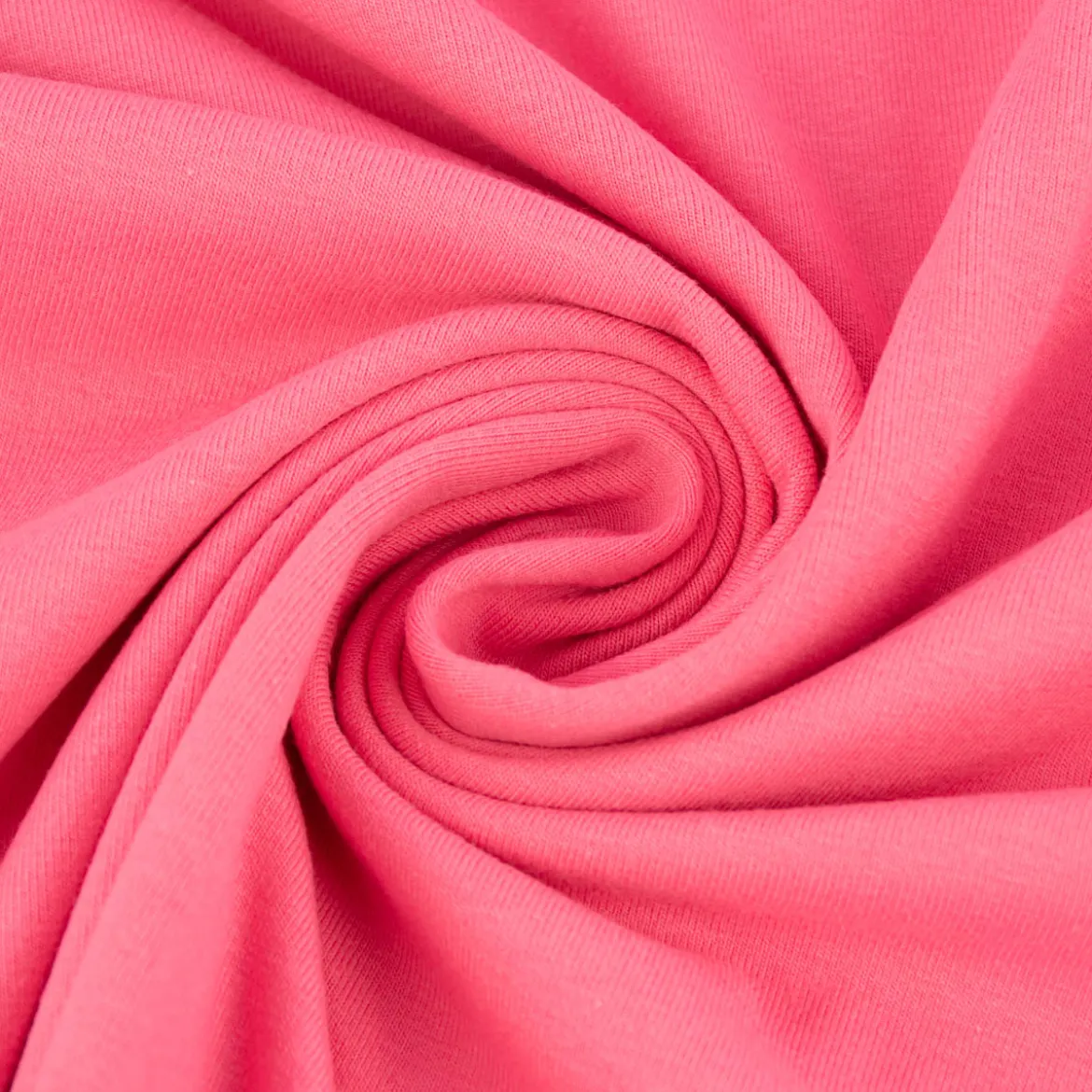 Baumwolljersey Organic Bio Jersey einfarbig hell pink 1,5m Breite