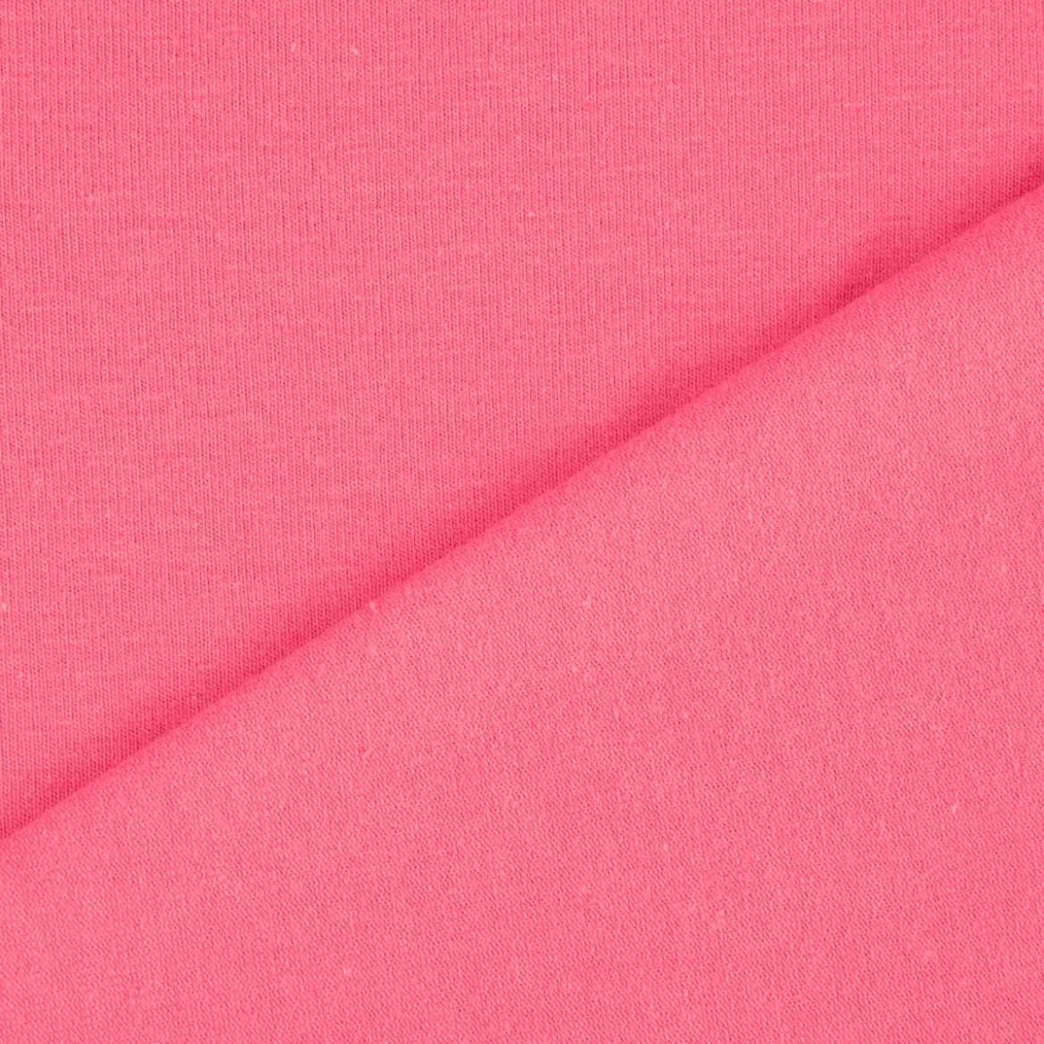 Baumwolljersey Organic Bio Jersey einfarbig hell pink 1,5m Breite