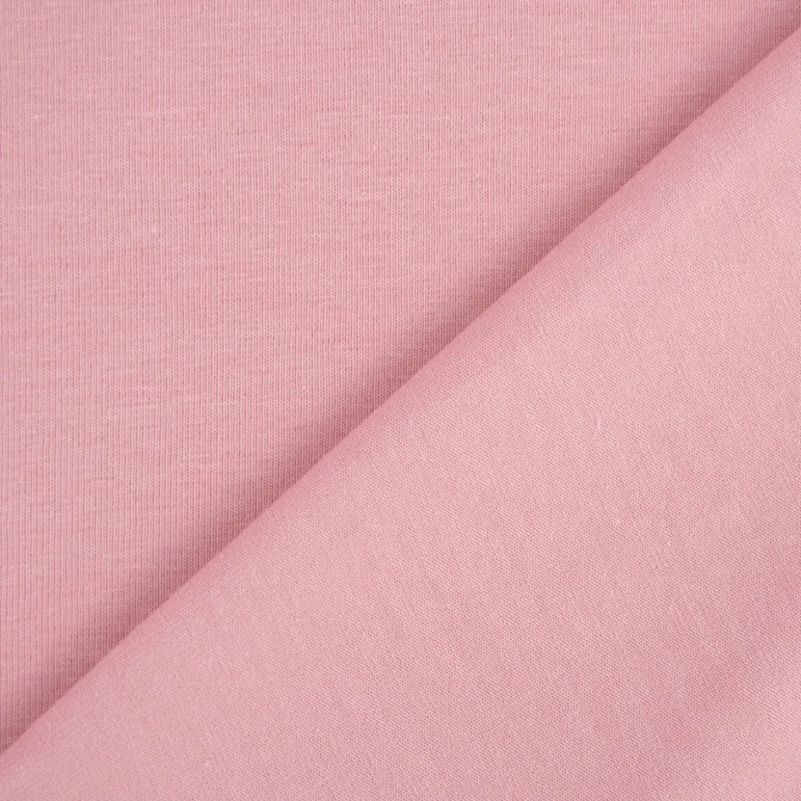 Baumwolljersey Organic Bio Jersey einfarbig rosa 1,5m Breite