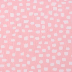 Baumwolljersey Organic Bio Jersey SHAPES Pinselstriche rosa weiß 1,5m Breite