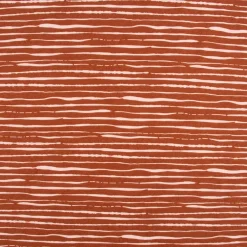 Baumwolljersey Organic Bio Streifen unregelmäßig rost rosa 1,5m Breite