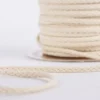 Baumwollkordel Kordel creme Breite: 6mm