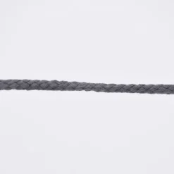 Baumwollkordel Kordel dunkelgrau Breite: 6mm