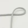 Baumwollkordel Kordel silver grey Breite: 6mm