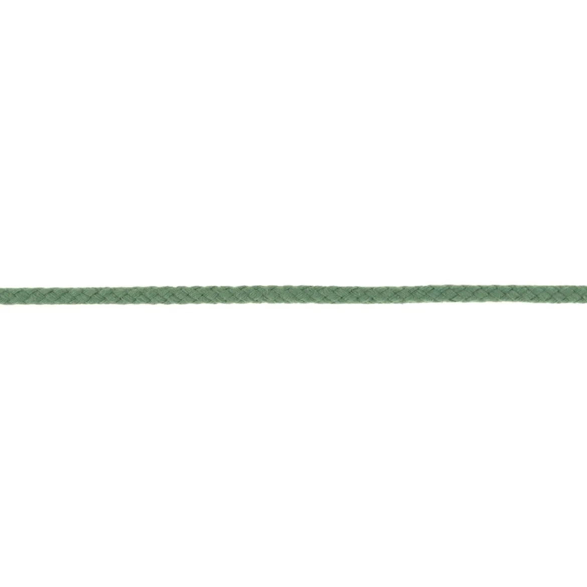 Baumwoll Kordel Zierband altgrün Breite: 8mm