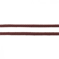 Baumwoll Kordel Zierband dunkelbraun Breite: 8mm
