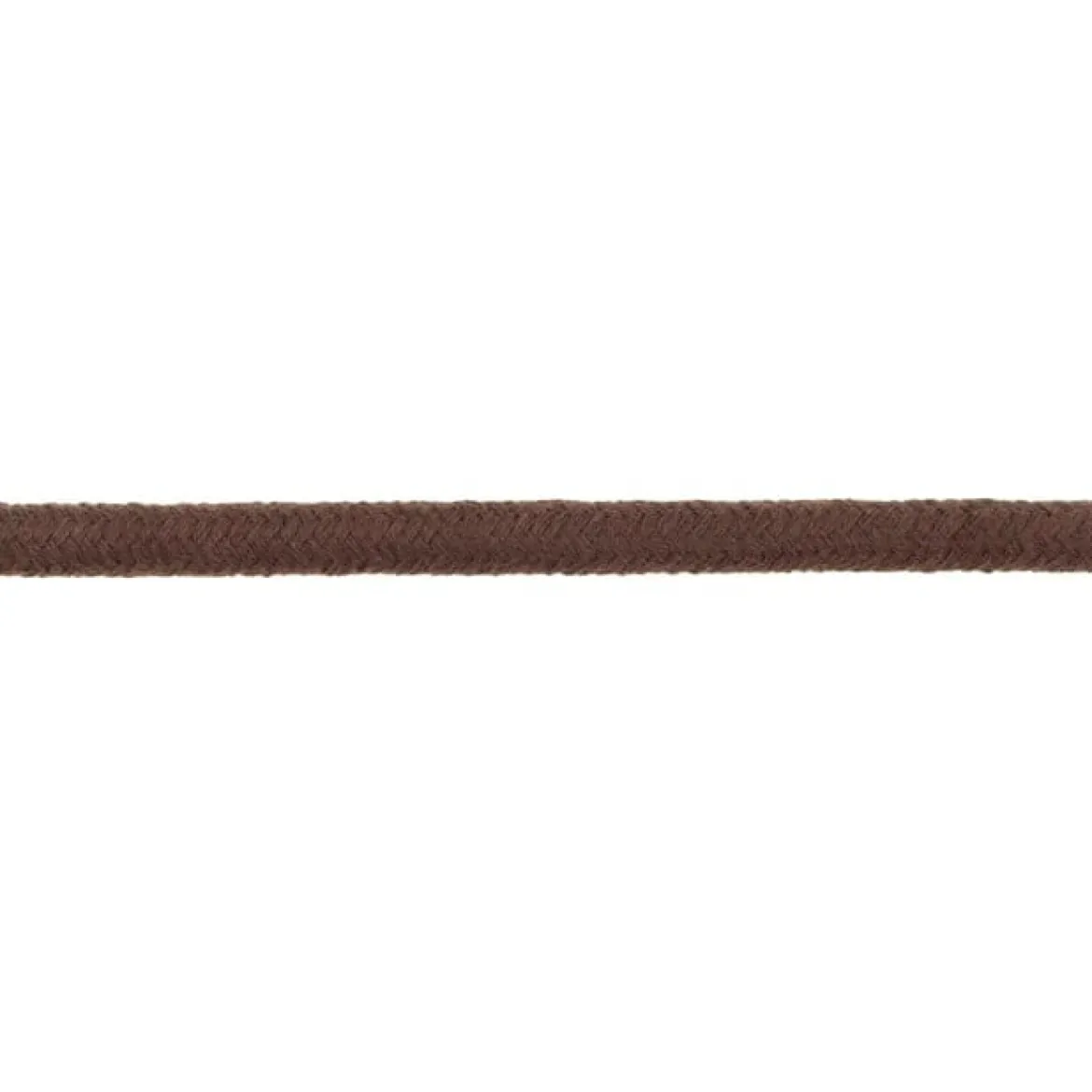 Baumwoll Kordel Zierband dunkelbraun Breite: 10mm