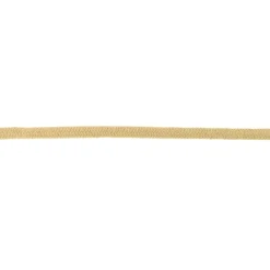 Baumwoll Kordel Zierband dunkel sand Breite: 10mm