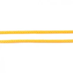 Baumwoll Kordel Zierband gelb Breite: 8mm