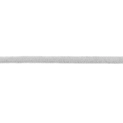 Baumwoll Kordel Zierband hellgrau Breite: 10mm