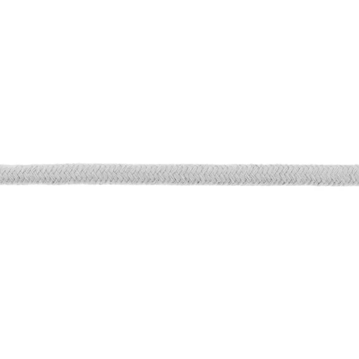 Baumwoll Kordel Zierband hellgrau Breite: 10mm