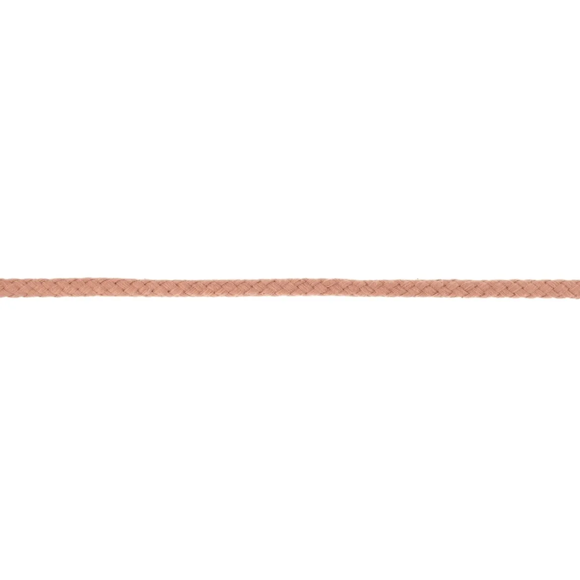 Baumwoll Kordel Zierband lachs Breite: 6mm