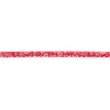 Baumwoll Schrägband Häkelborte Blumen rot weiß Meterware Breite: 1,5cm