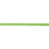 Baumwoll Schrägband Häkelborte Punkte grün weiß Meterware Breite: 1,5cm