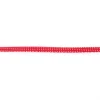 Baumwoll Schrägband Häkelborte Punkte dunkelrot weiß Meterware Breite: 1,5cm