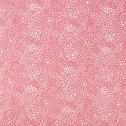 Baumwollstoff ANGGUN Sterne rosa weiß 1,5m Breite