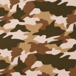 Baumwollstoff ARMY Camouflage Tarnmotiv beige braun 1,50m Breite